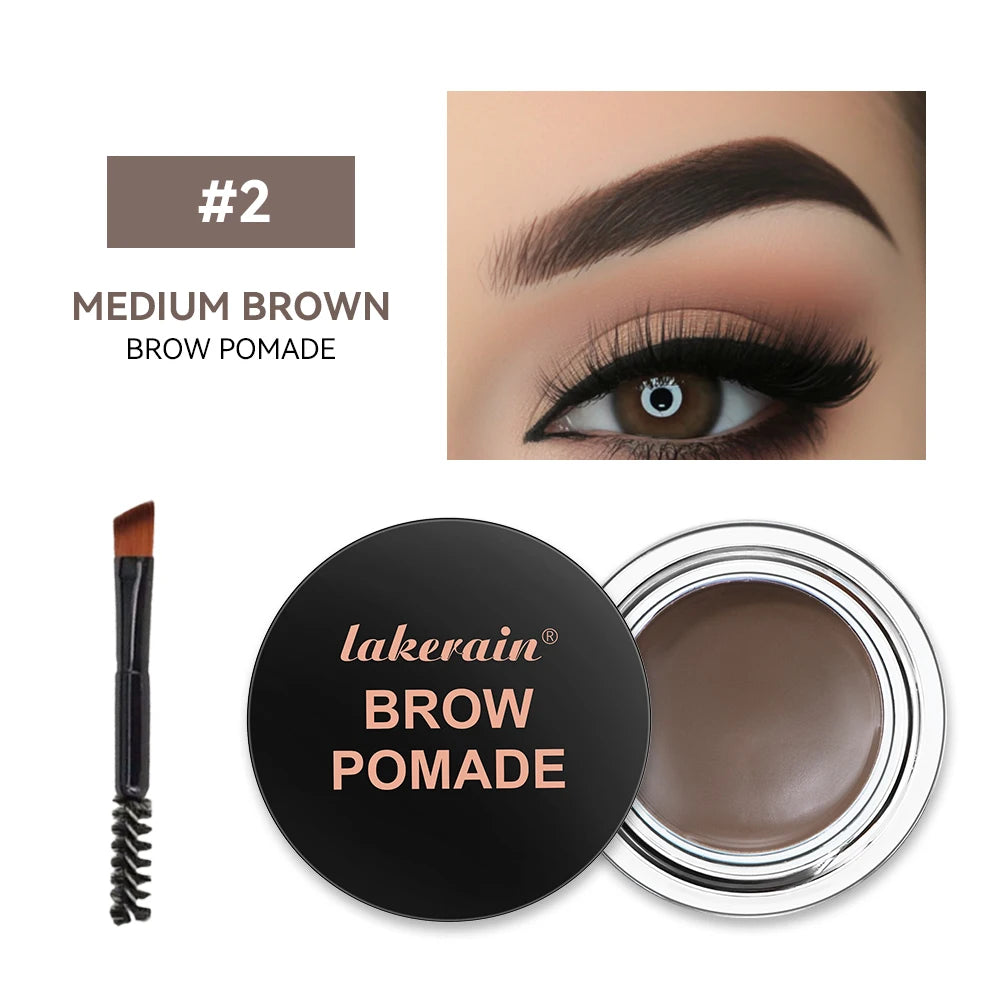 Wild Eyebrow Cream Smooth Styling Eyebrow Pomade Setting Eyebrow Wax Smudge Proof Eyebrow Dye Cream