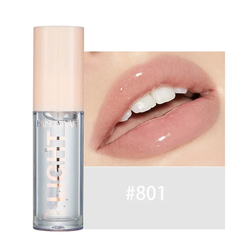 12 Colors Mirror Pearl Lip Gloss Long-lasting Moisturizing Shine Glitter Lip Glaze Waterproof Glass Liquid Lipstick Women Makeup
