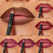 PUDAIER 6 color Waterproof Matte Lip Liner Pencil Set, Long Lasting Smudge-Proof Non-Transfer, Highly Pigmented Lip Contour