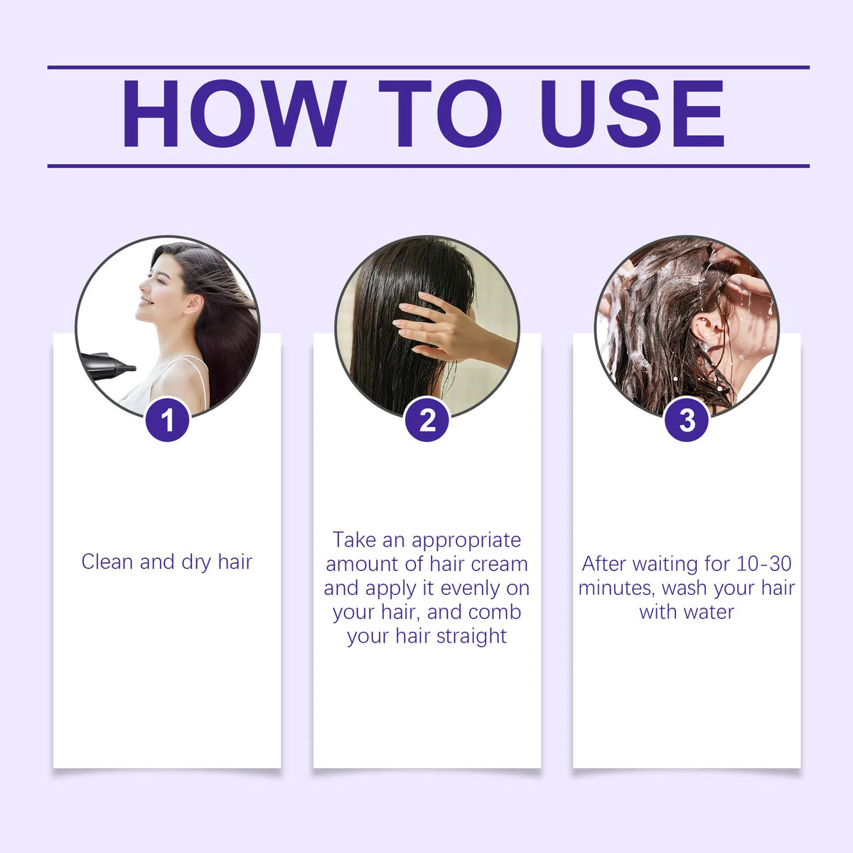 Protein Straightening Cream Deep Repair Conditioner Smoothing Nourishing Improving Frizz Hair Creating Silky Smooth Hair Cream
