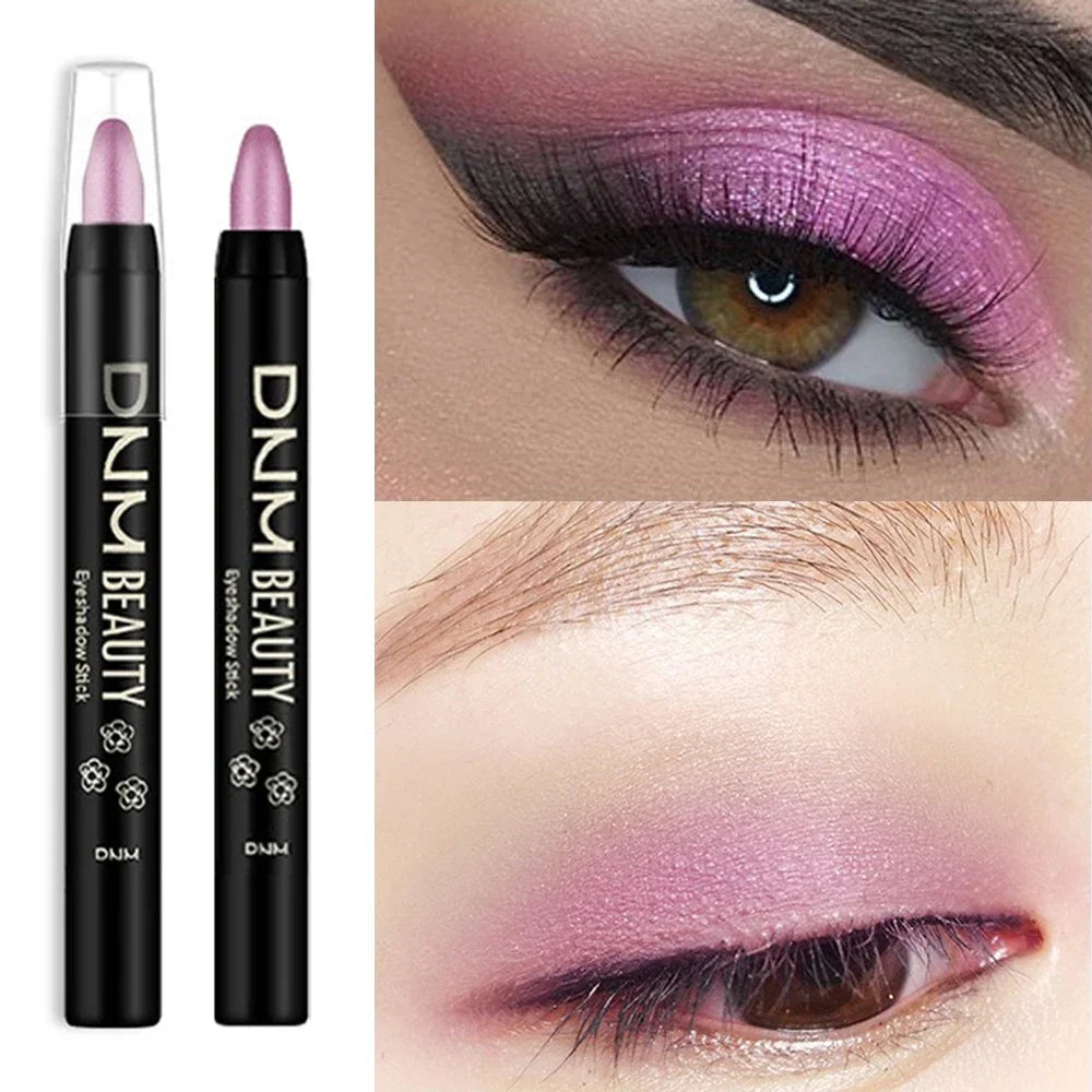 16Colors Shimmer Eyeshadow Stick Pearlescent Waterproof Eyeliner Silkworm Pen Glitter Long Lasting Highlighter Bling Eyes Makeup