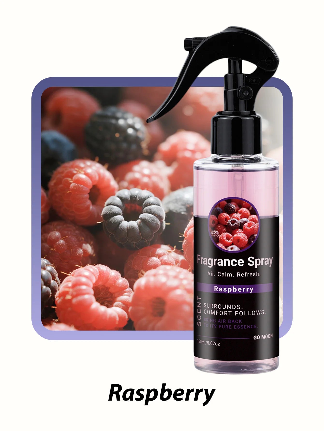 150ml large-capacity fragrance spray, home/car/clothing air freshening spray, 9 scents to choose from