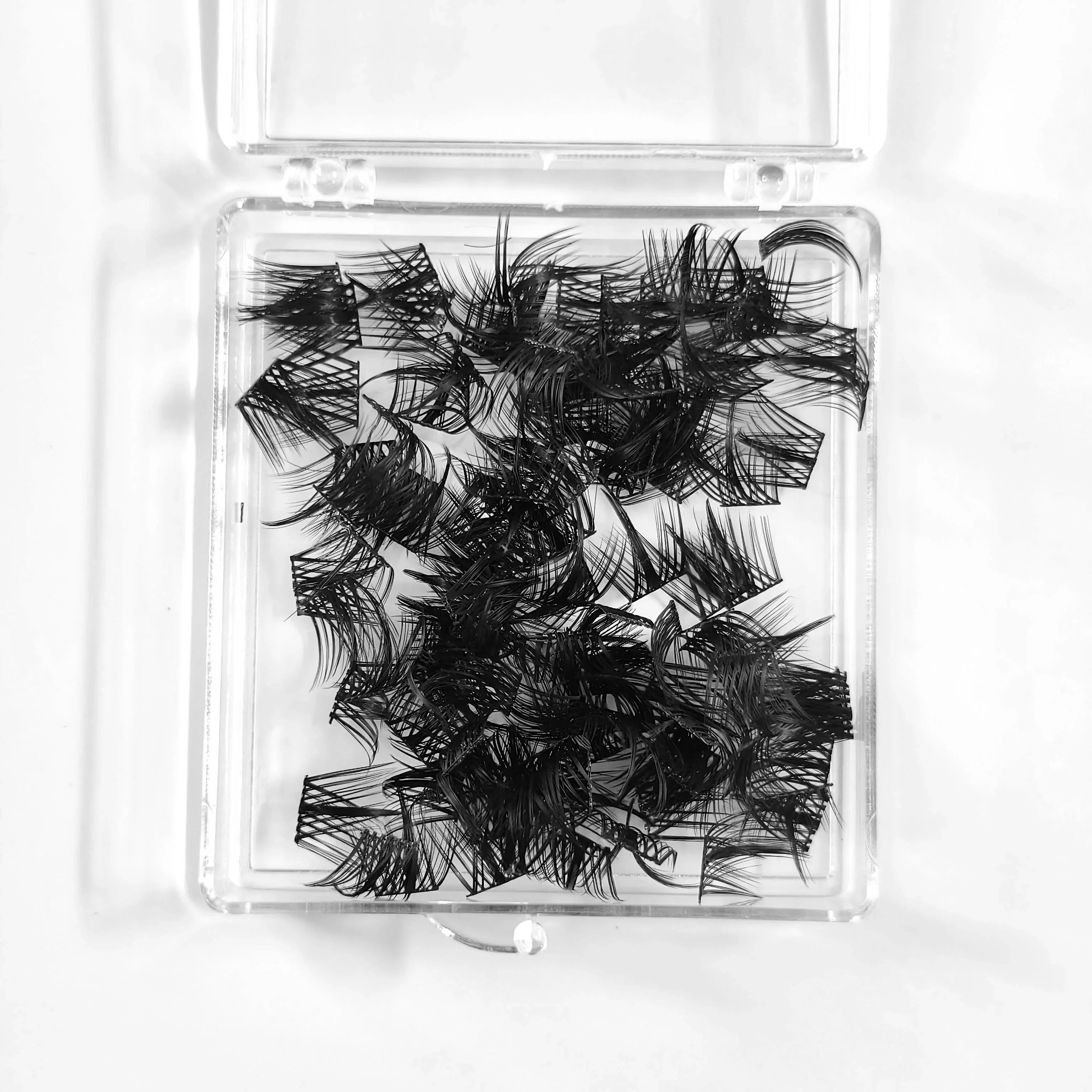 Cluster Lashes 100PCS DIY Individual Segmented Eyelashes Natural Mink Eyelash Extension False Eyelash Single Premade Fan