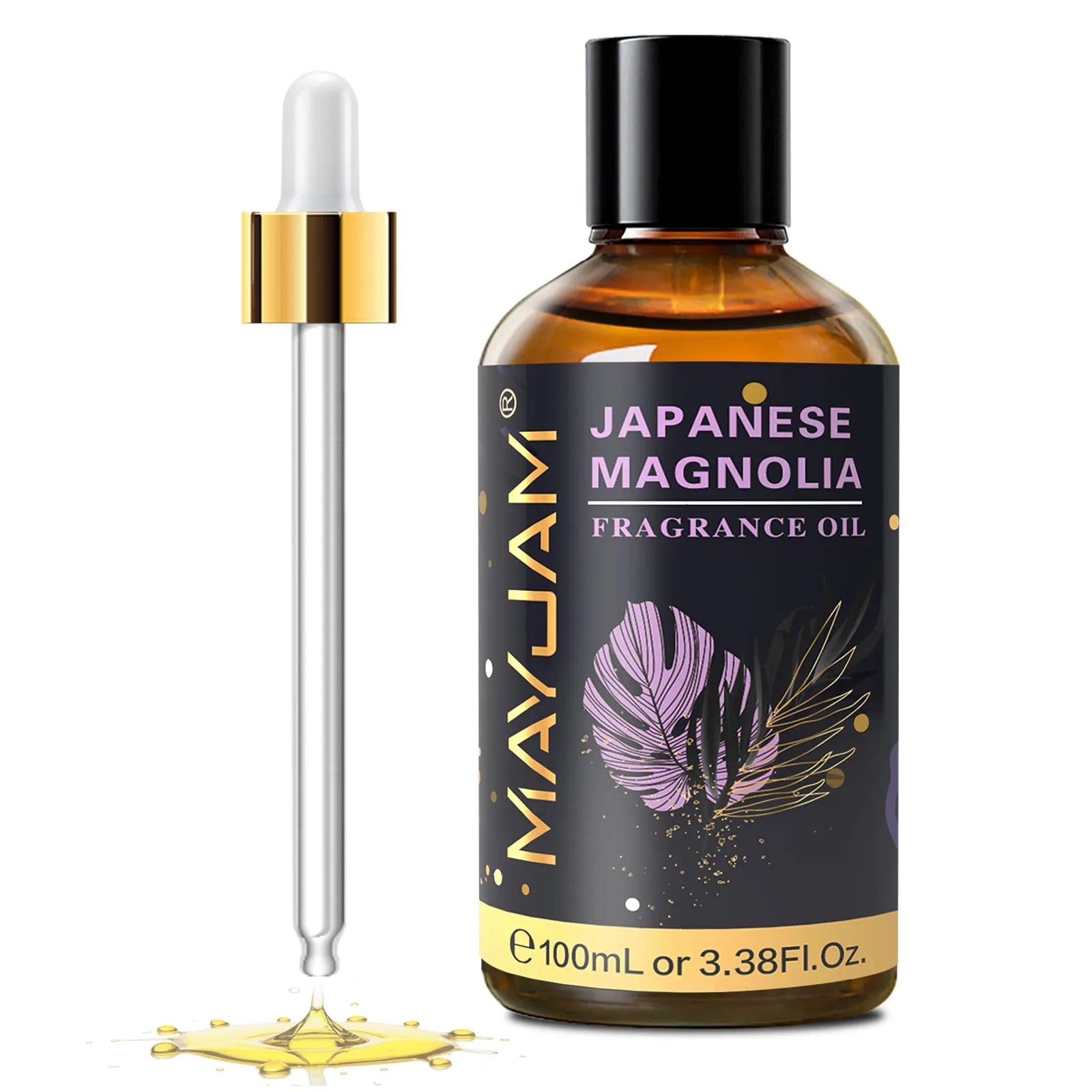 MAYJAM 100ml Fragrance Oils with Dropper For Humidifier Car Diffuser White Musk Bubble Gum Sea Breeze Freesia Baby Powder