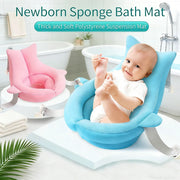 Baby Bath Seat Support Mat Infant Anti-Slip Soft Comfort Body Cartoon cartoon bath mat Cushion Foldable Baby Bath Tub Pad Chair