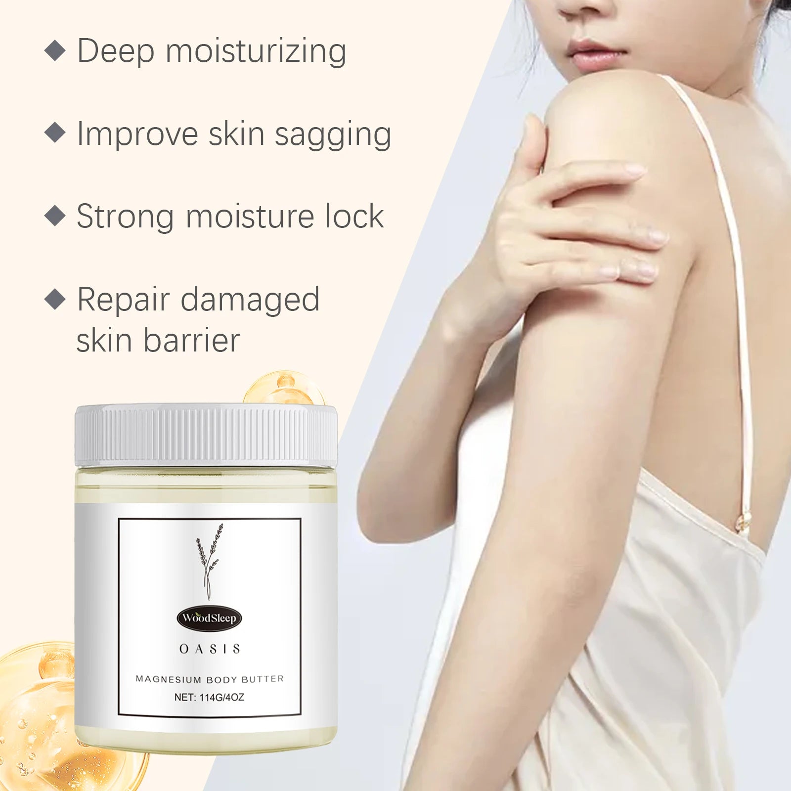 Shea Butter Body Lotion Soothing Intense Hydrating & Barrier Repair Cream for Silky Smooth Skin Moisturizing Skin Crack Remover