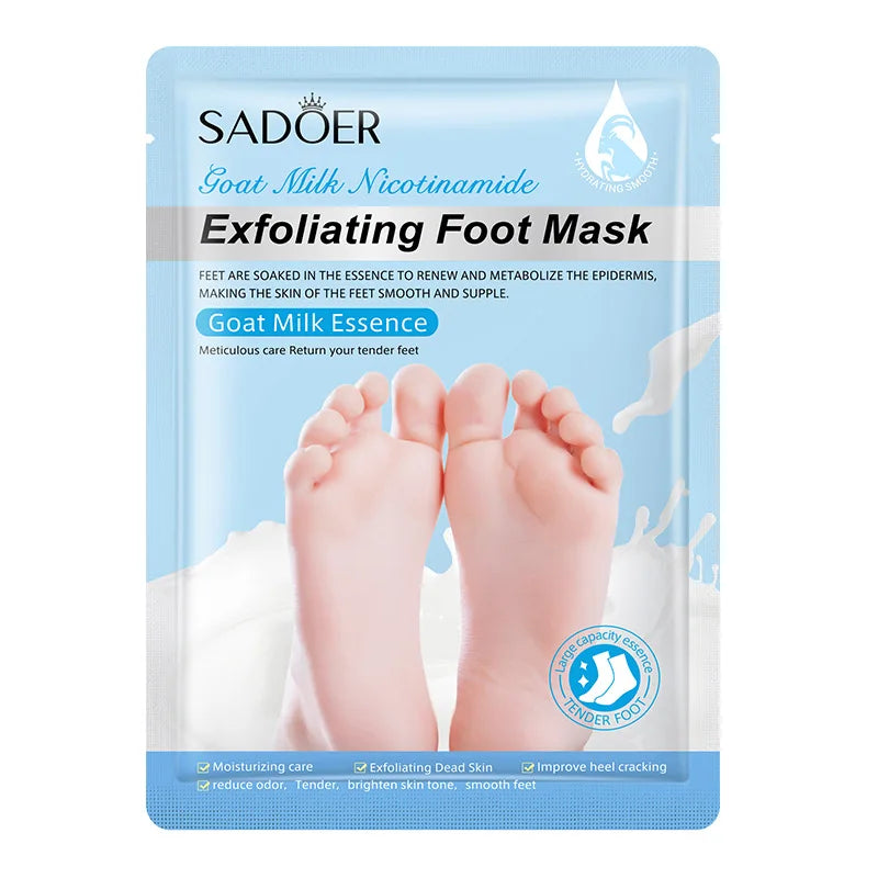 3 Pairs SADOER Lavender Foot Mask Moisturizing Foot Peeling Mask Anti-aging Exfoliating Feet Pedicure Exfoliant Feet Skin Care