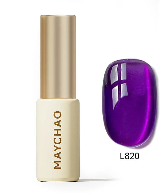 MAYCHAO 5ML Gel Nail Polish 9D Laser Diamond Glitter Cat Eye Gel Semi-Permanent Soak Off UV LED Gel Nail Manicure Tools Nail Art