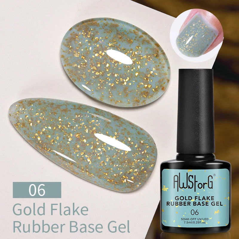 AWStorG Intense Rainbow Cat Eye Gel 5ml Holographic Laser Magnetic Nail Gel Soak Off UV LED Gel Polish Shiny Rainbow Manicur