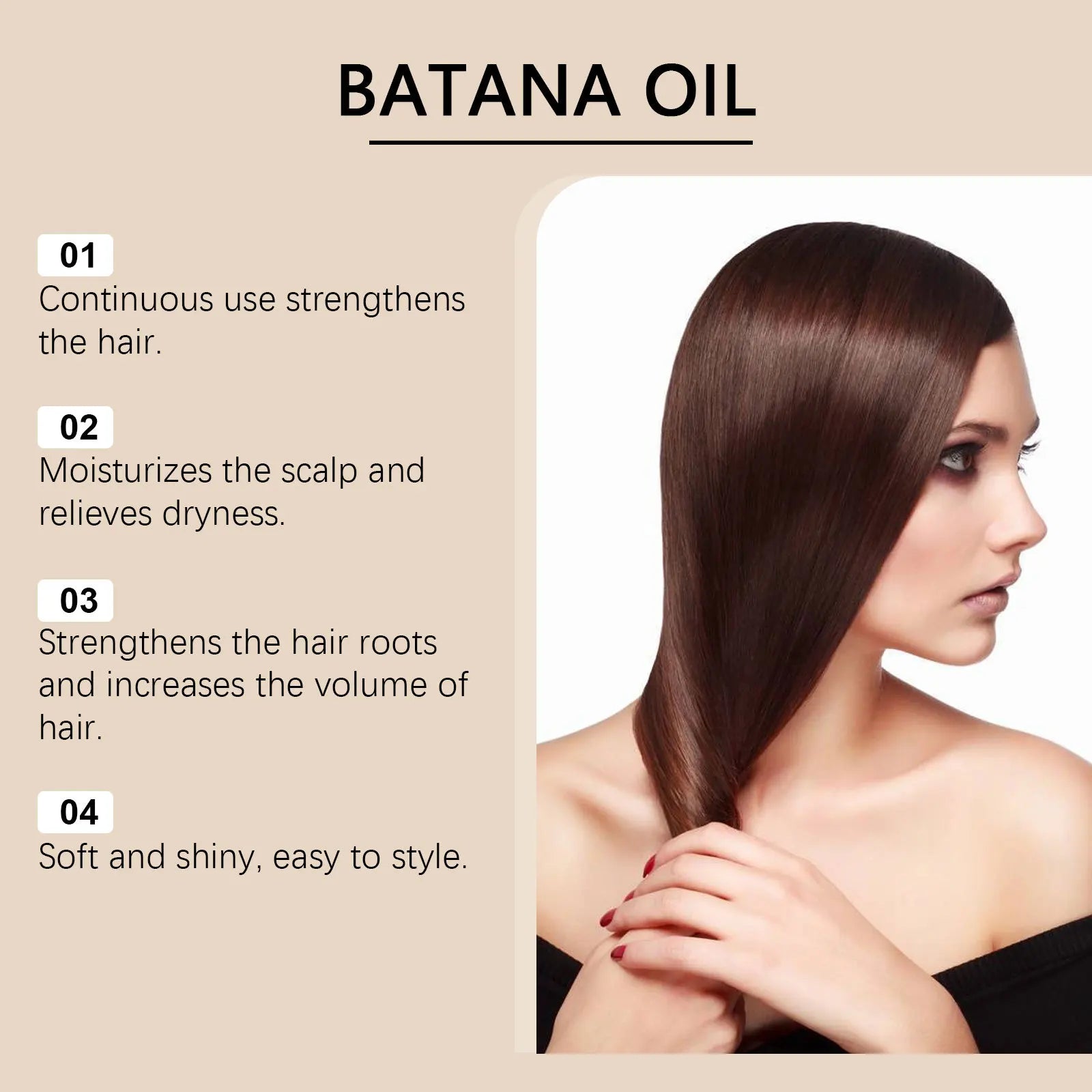 Batana Oil Shampoo Deep Cleansing Scalp Anti Dandruff Oil Control Strengthening Root Nourishing Volumizing Hair Growth Products