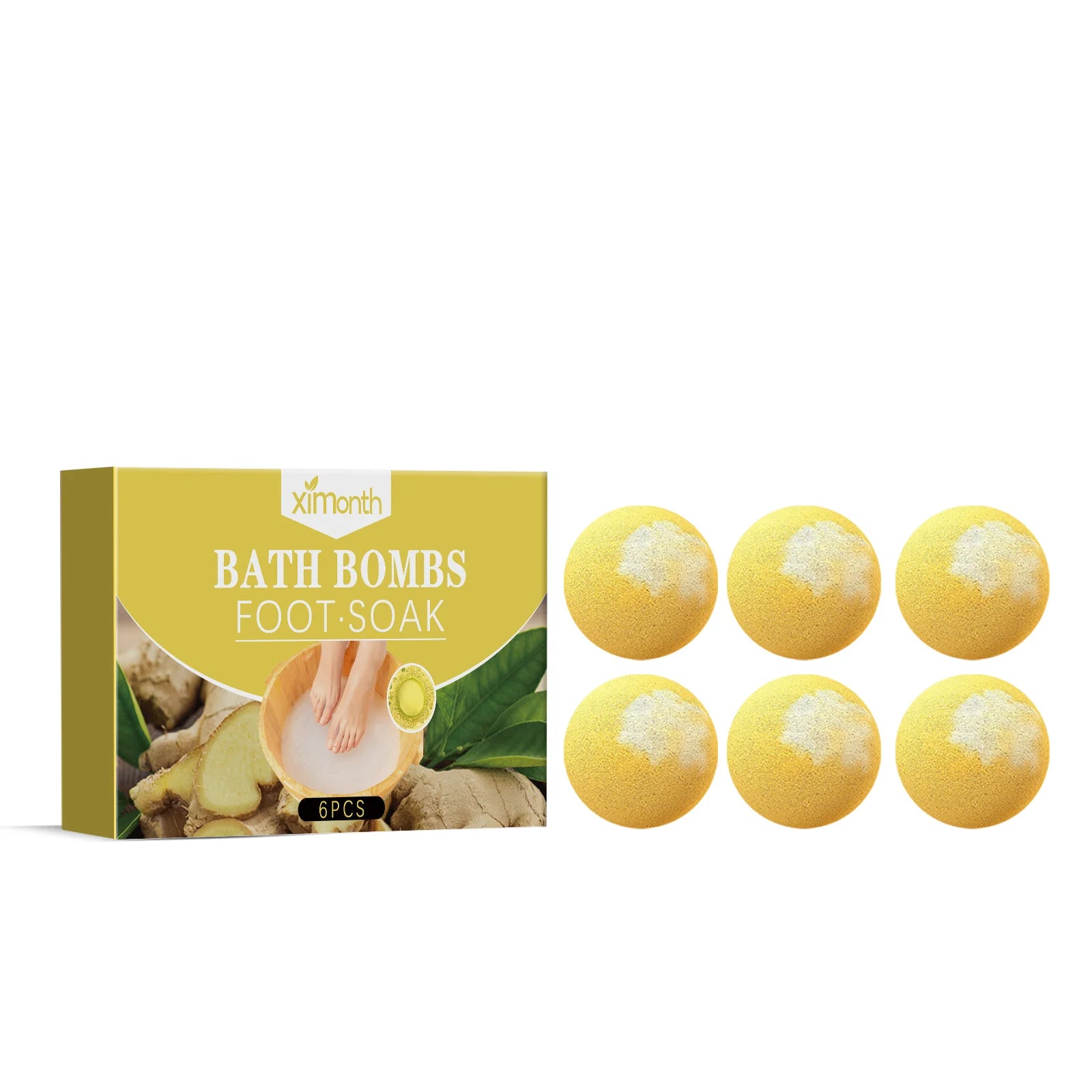 Lavender Foot Bath Ball Skin Relaxing Deep Moisturizing Improve Insomnia Rich Essential Oil SPA Handmade Feet Bath Balls 6/12pcs