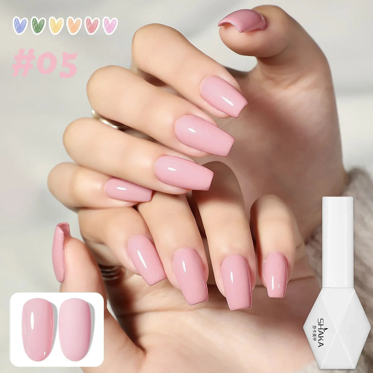 WS 10ML 2026 New Pale Yellow Gel Nail Polish Starter Pure Soak Off No Wipe Nail Gel Polish Suitable For All Seasons