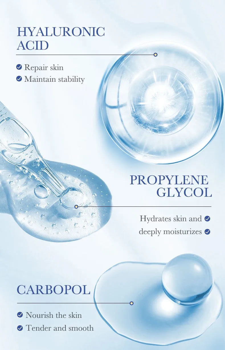 100ml SADOER Hyaluronic Acid Facial Serum Face Anti Wrinkle Whitenting Hydrating Essence Beauty Skin Care
