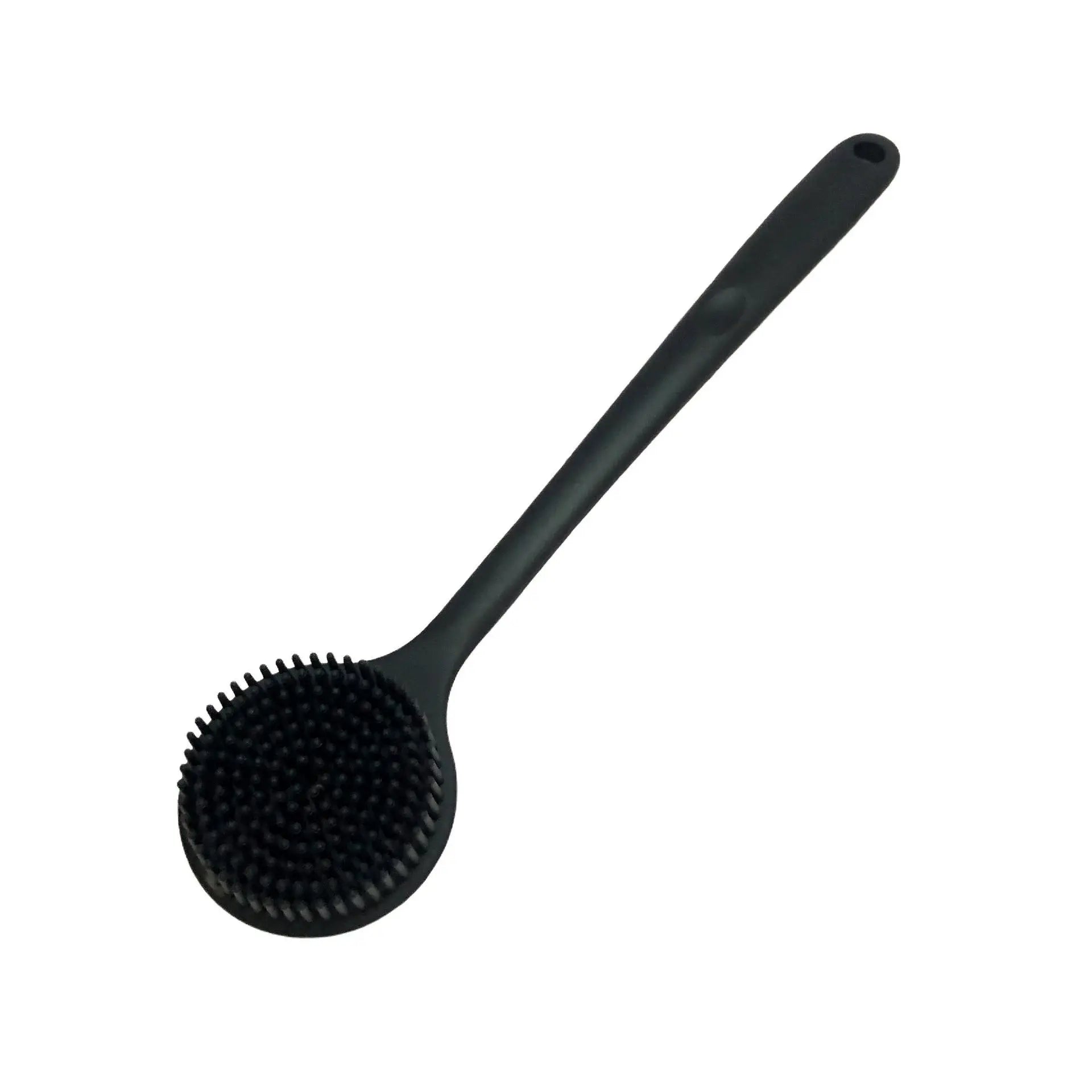 Soft Silicone Body Scrubber Back Brush Bath Shower Brush with Handle Exfoliating Back Scrub Skin Massager Body Care Bath Supplie