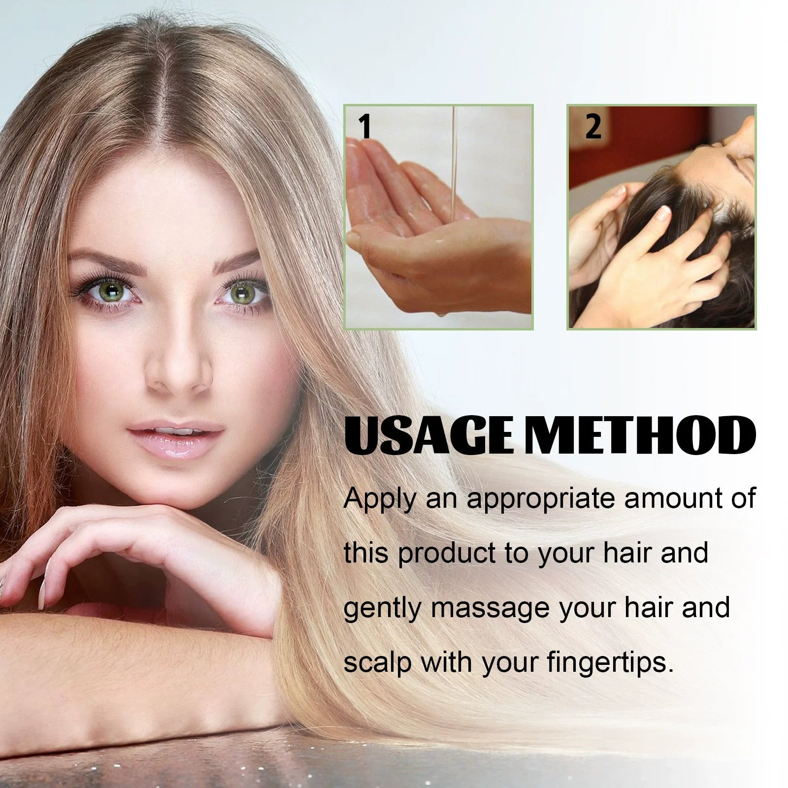 OUHOE Adivasi Herbal Hair Oil 100ml, Natural Hair Growth Oil for Dry Damaged Hair, Nourishing Anti-Frizz Hair Care Serum