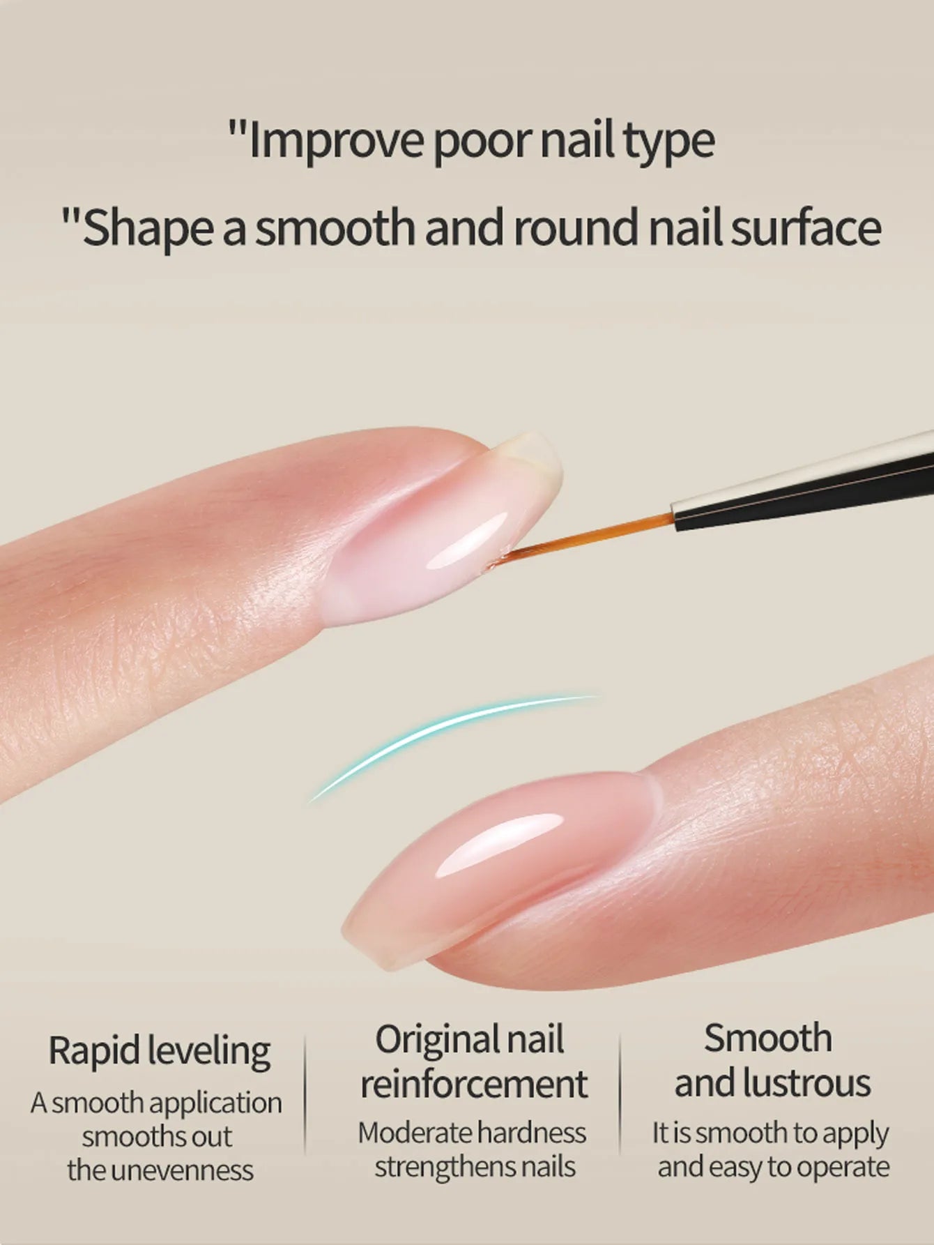 8g Nail Strengthener Nail Builder Gel Nail Polish Clear Builder in Nail Thickening Extension Hard Structure Gel