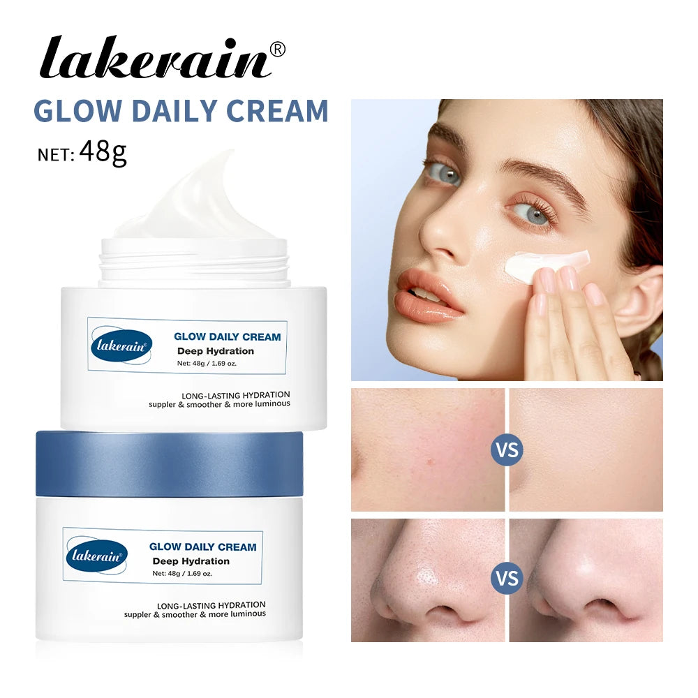 Gloss Daily Cream Dry Peeling Moisturizing Vitamin A B5 Face Cream 48-hour Dry Skin Facial Moisturizer For Sensitive Skin