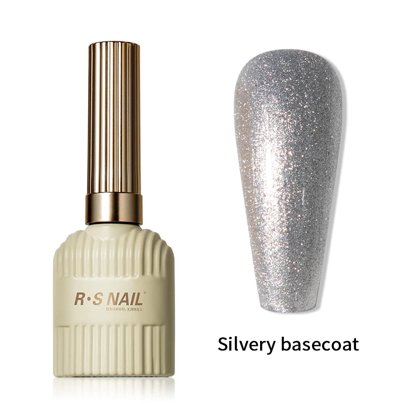 RSNAIL Crackle Gel Nail Polish Natural Dry DIY Nail Art Cracking Gel Polish Crackle Black White Gel Soak Off Varnish Design 10g