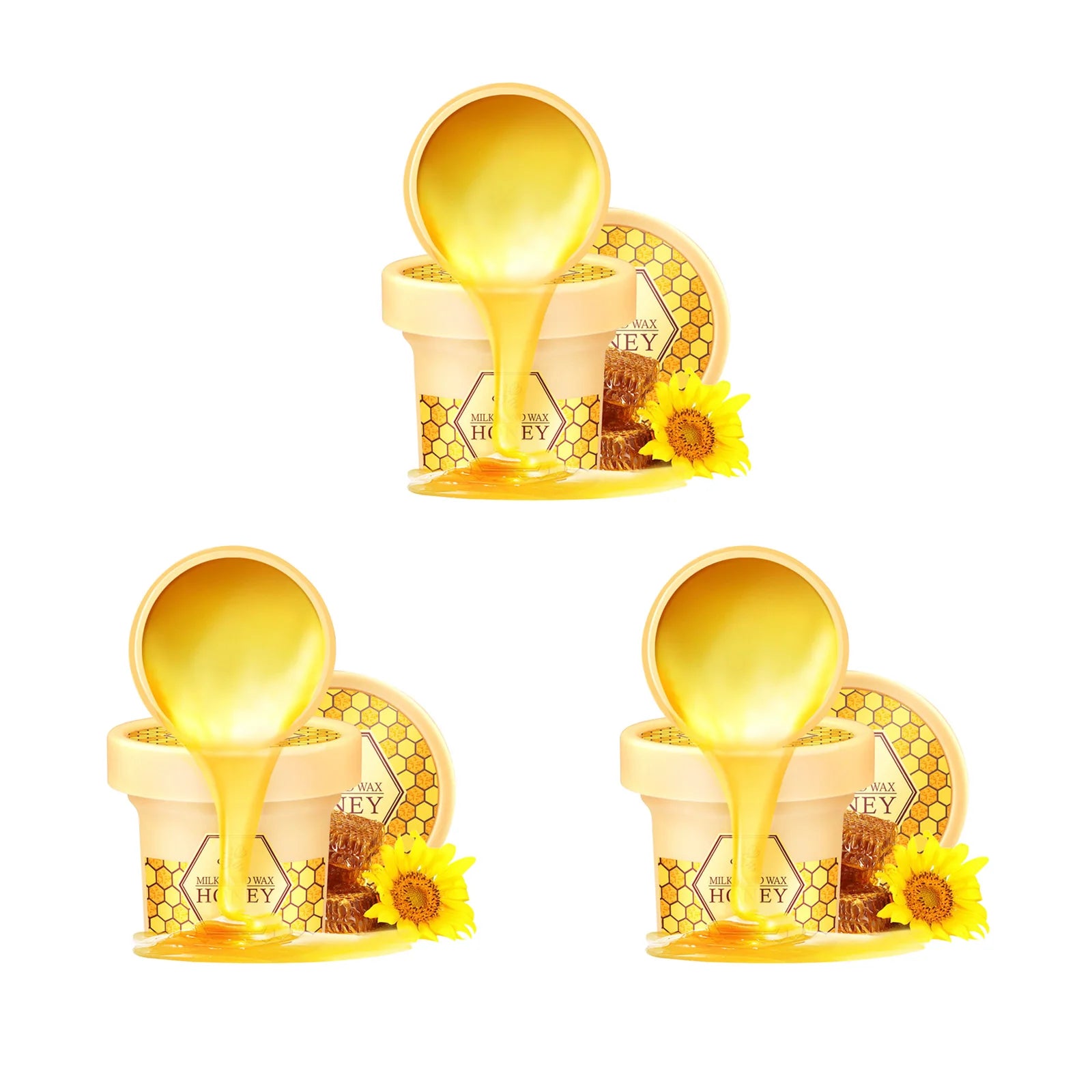 Milk Honey Hand Wax Brightening Moisturizing Repair Exfoliating Peel Off Mask Dead Skin Removal for Soft Smooth Hands Care