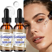 2PCS Hyaluronic Acid & Retinol Collagen Serum - Hydrating Face Care for All Skin Types - Daily Moisturizing Solution