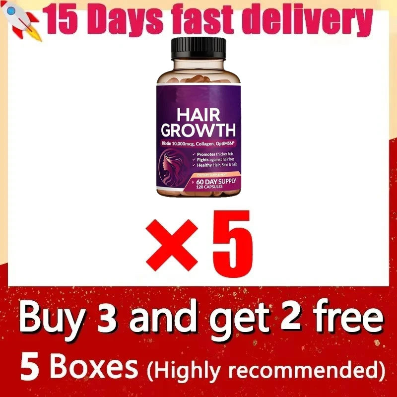 2026 New Hair Care Supplement Support Dense Hair Nourish Scalp Roots Increase Volume For Fuller Shiny Hair In 2 Months