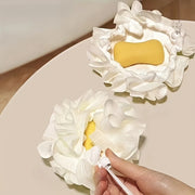 1pc 2-in-1 Bath Sponge and Washcloth Holds Soap No Lint With Hanging Loop Bath Sponge Bathroom Washcloth