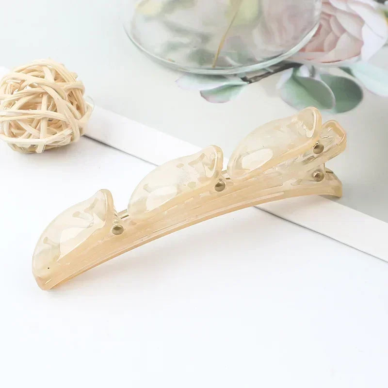 Double Layer Braided Hairpin Broken Hair Fixed Clip Women Girls Korean Fashion Hairpin Headband Hairpin Lazy Styling Accessories