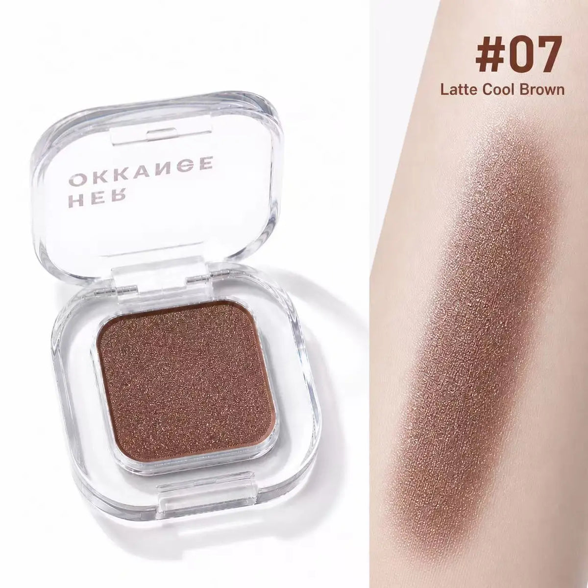 Herorange Low Saturation Matte Single Eyeshadow Waterproof Daily Holiday Gift Cosmetic