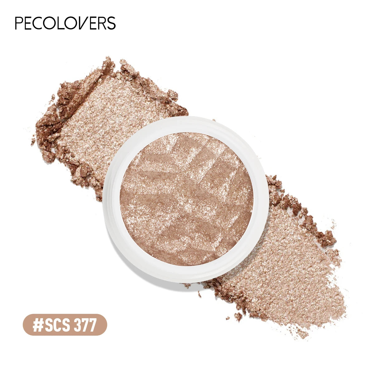 Single Color Easy To Apply High-gloss Eyeshadow Mashed Potato Mashed Mirror Pearlescent Glitter Eyeshadow Palette