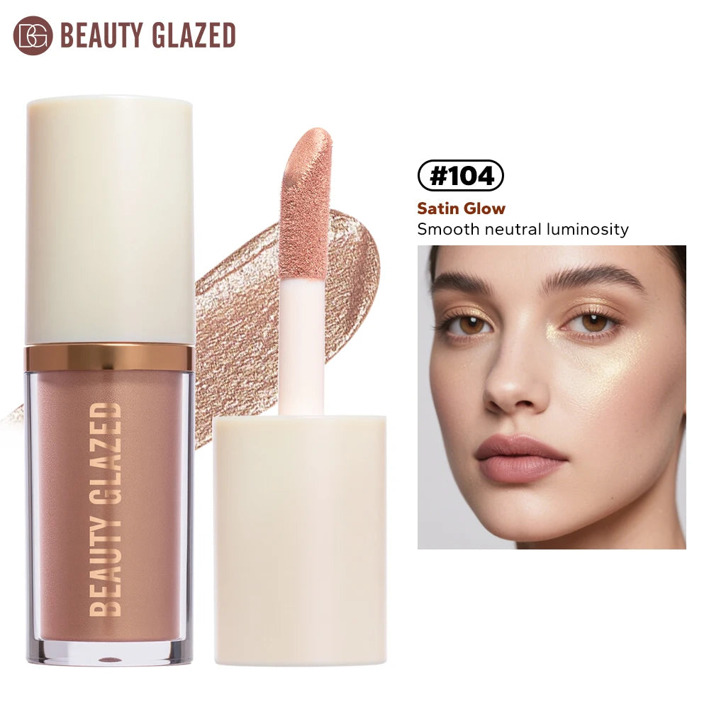 6 Color Face Liquid Highlighter Bronzer Contouring Highlight Fluid Makeup Face Shimmer Shine High Lighter Iluminador Maquillaje