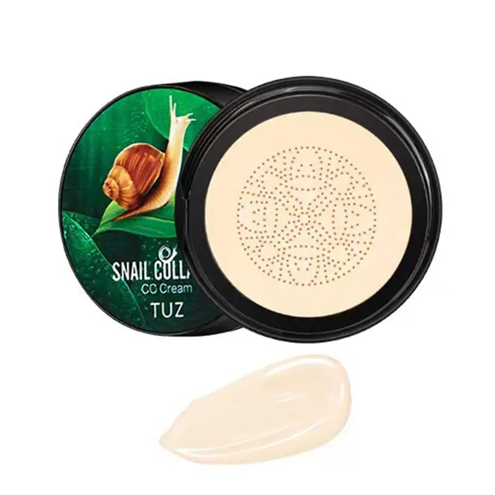 Mushroom Cc Cream Snail Collagen Air Cushion Face Beauty Concealer Cosmetic And Moisturizing Base Nourishing Makeup P9s2