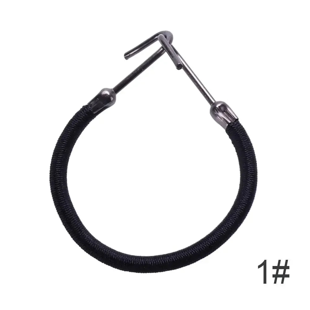 1/5/10pcs New Elastic Clips Bows Hair Accessories Girls Bands Gum With Hook Ponytail Holder Bungee Hair Thick Hair Headwear/