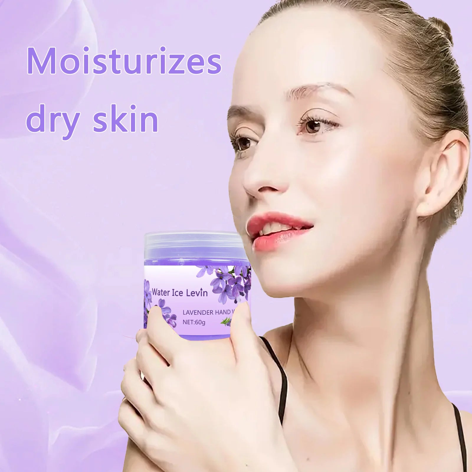 Lavender Moisturizing Hand Wax Mask, Hypoallergenic, for Hands and Feet, Smooths Skin, Gentle Cleansing Hand Mask, Brightens Hand Skin