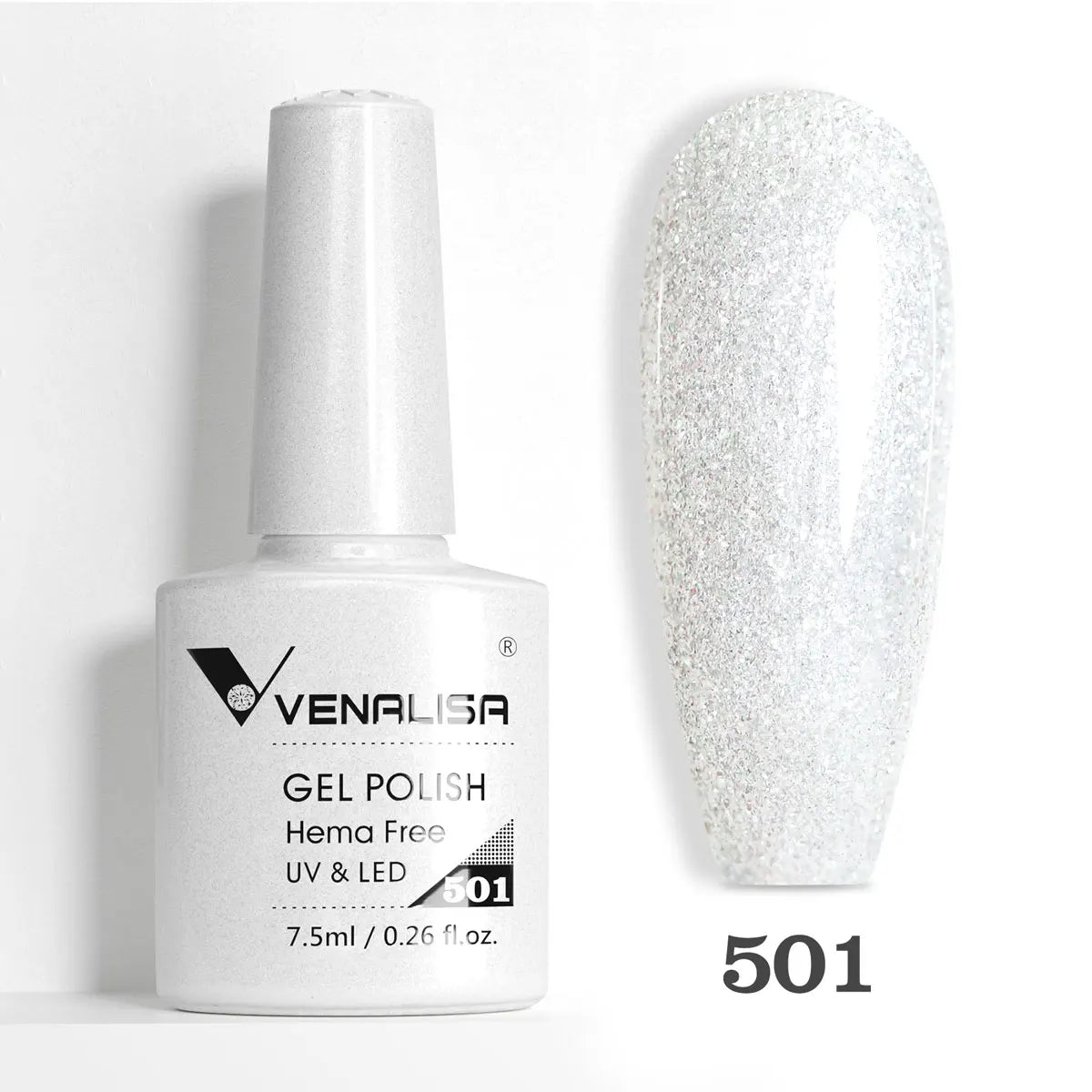 VENALISA 7.5ml Nail Gel Polish Sparkle Glitter Diamond Shining Summer Colors Semi Permanent Soak off UV LED Nail Gel Varnish