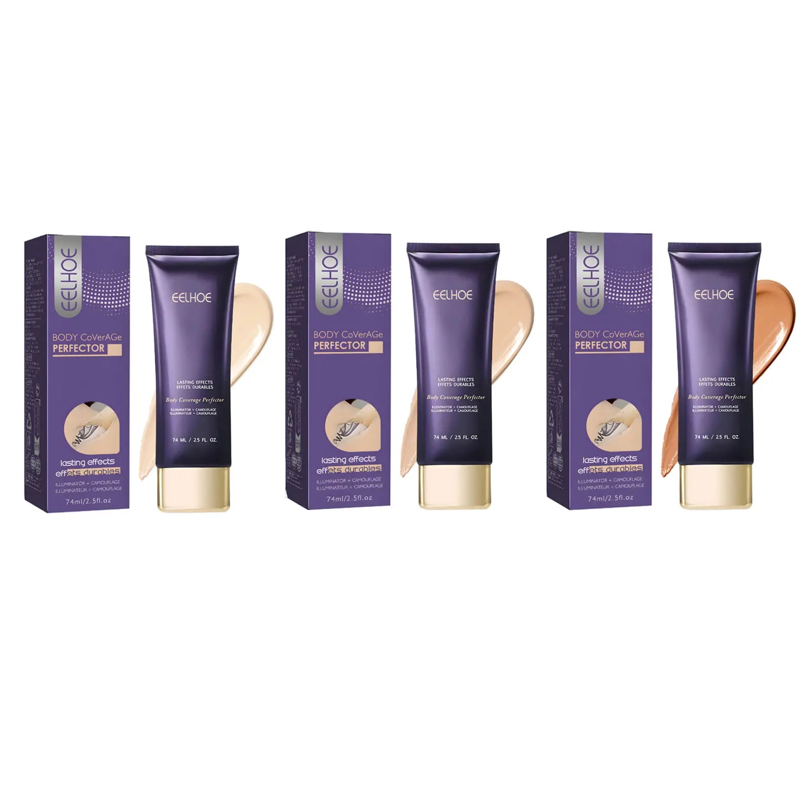 EELHOE Body Concealer Full Coverage Flawless Long Lasting Scar Cover Blemishes Natural Finish Professional Waterproof Concealer