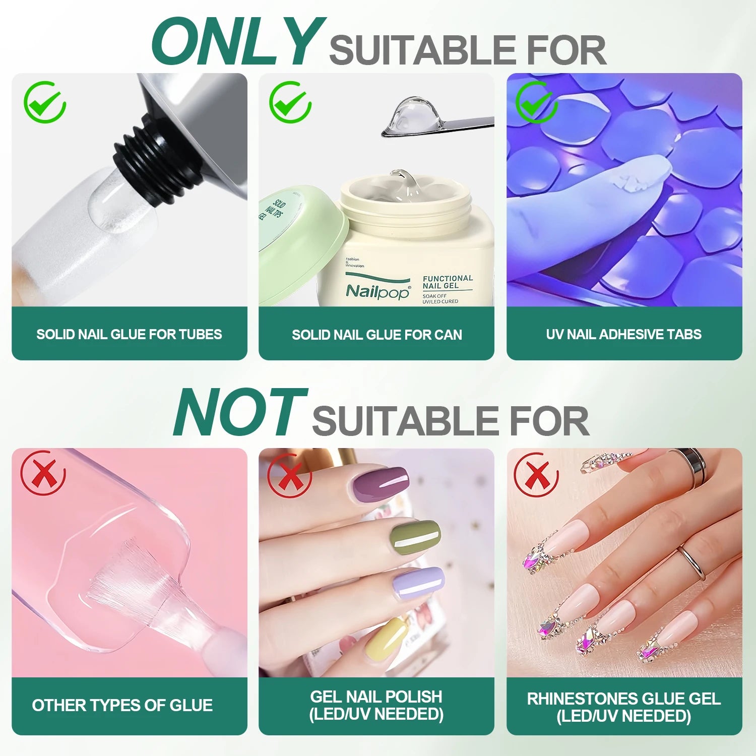 Nailpop 60ml Nail Remover Spray For Press On Nails False Nail Tips  Type UV Soak Off Solid Adhesive Fake Nail Removing Nail Art