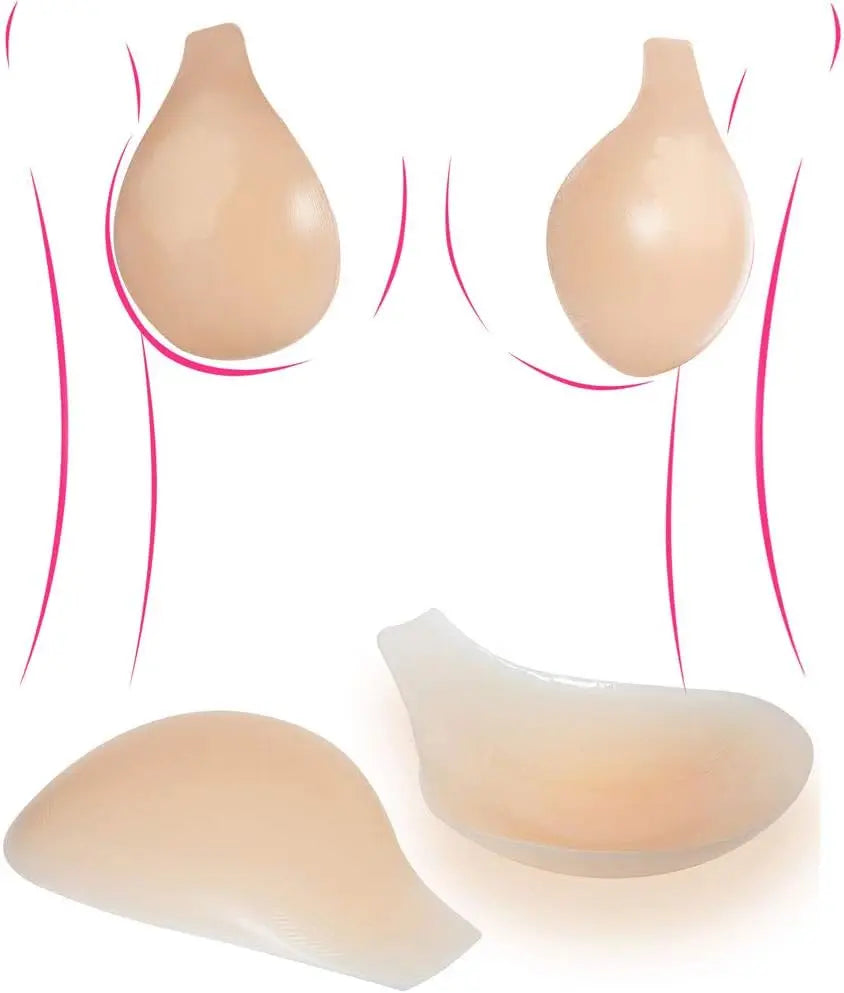 Breast Lift up Pasties Sticky Nipple Covers Reusable Strapless Invisible Silicone Adhesive Bra for Cups A B C D Nude