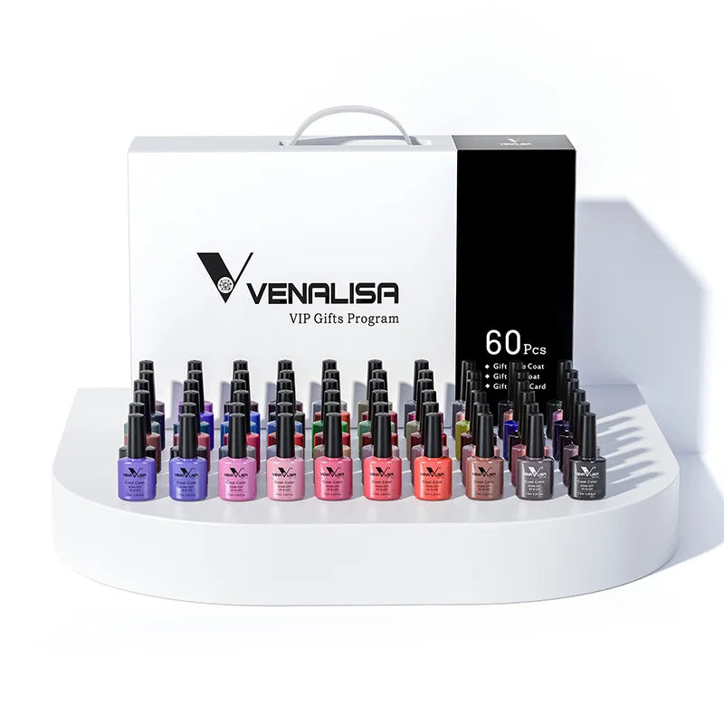 VENALISA VIP4 Kit Nail Gel Polish TPO FREE Full Coverage 36/60 Color Gel Pigment Professional Nail Art Long-lasting Gel Varnish