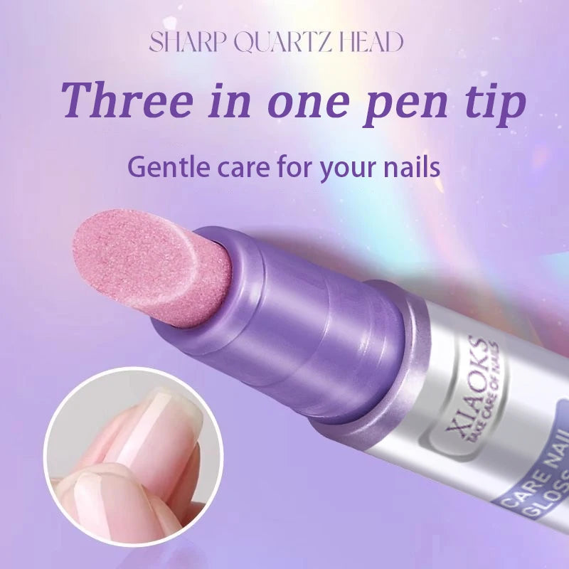 3-in-1 Nail Care Oil Essence Pen, a Transparent, Quick-Drying Nourishing Essence That Strengthens and Prevents Breakage, Deeply Nourishes the Nail Bed, Prevents Hangnails, Repairs Cuticles, Removes Dead Skin, Moisturizes and