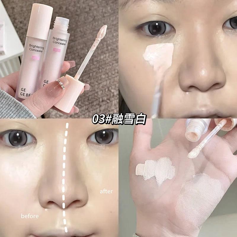 Gege Bear Makeup Face Concealer Full Coverage Long Lasting Waterproof Liquid Base Eye Dark Circles Concealer