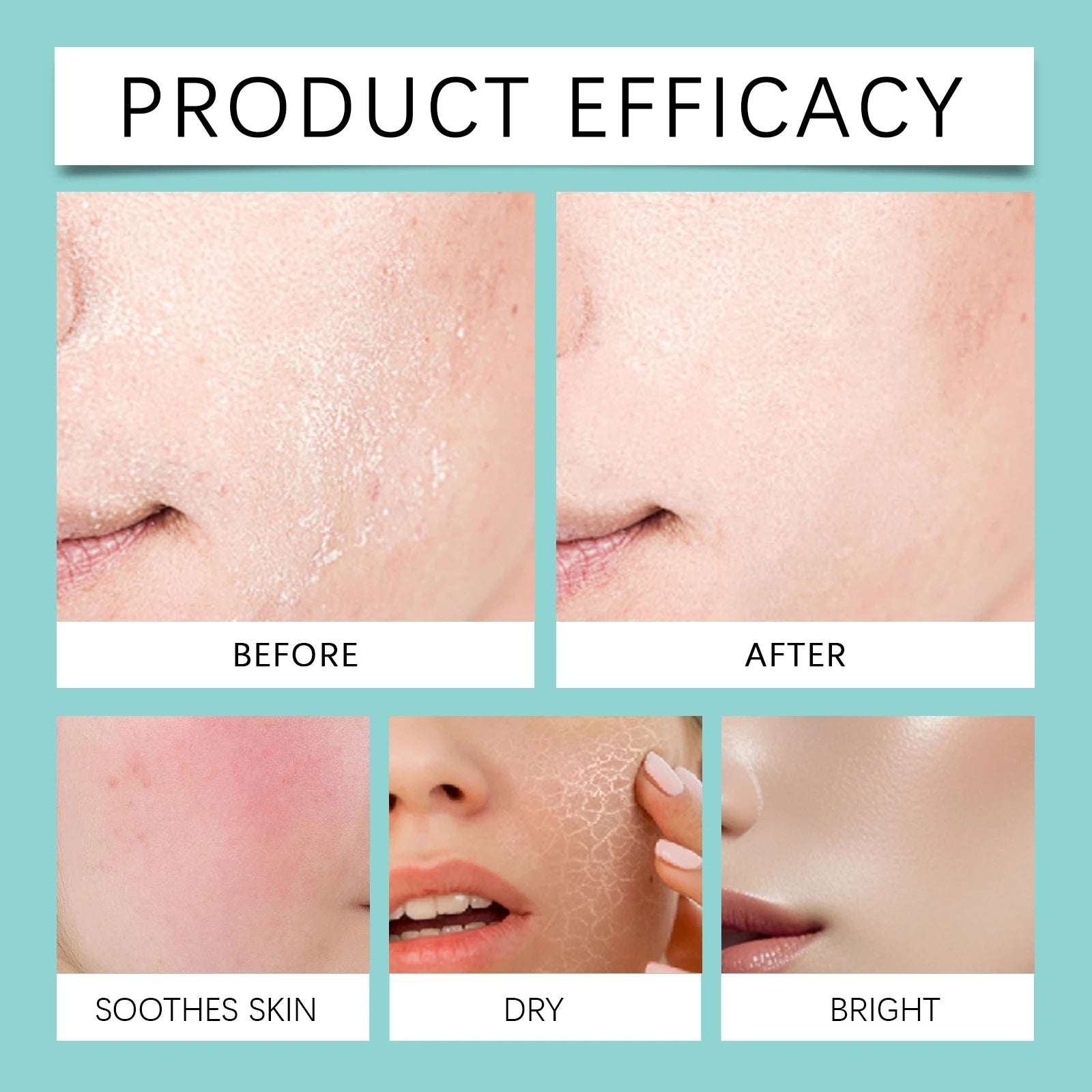 Hoygi 30ml Hyaluronic Acid Hydrating Serum Deep Moisturize Firm Brighten Relieve Dry Skin Boost Elasticity Even Tone Face Essenc