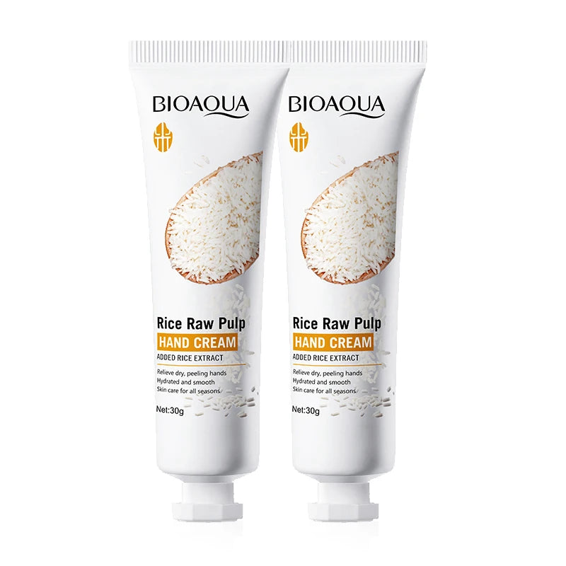 BIOAQUA White Rice Hand Cream Whitening Moisturizing Nourishing Anti-aging Handcream Hands Skin Care Products