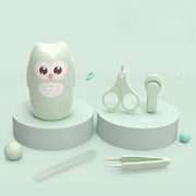 Children Manicure Kit Baby Nail Scissor Baby Nail Care Tool Set Kid Safe Portable Nail Clipper Trimmer File Tweezer with Box