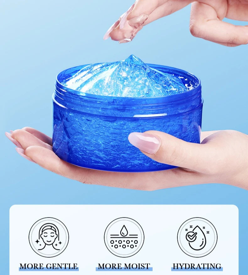 300g Aloe Vera Hydrating Gel Vitamin C & Collagen Moisturizer Skin Gel Evening Primrose VE Soothing Repair Gel for Face & Body