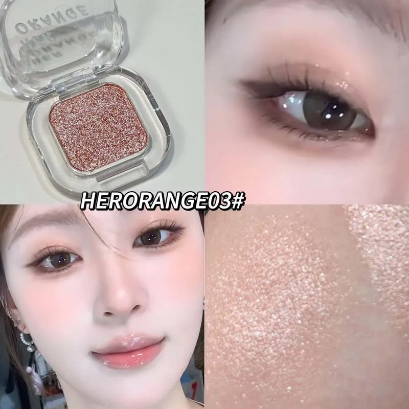 Monochrome Red Brown Aegyo-sal Makeup Eyeshadow Powder Palette Silky Matte Chocolate Contour Lying Silkworm Eyeliner Waterproof