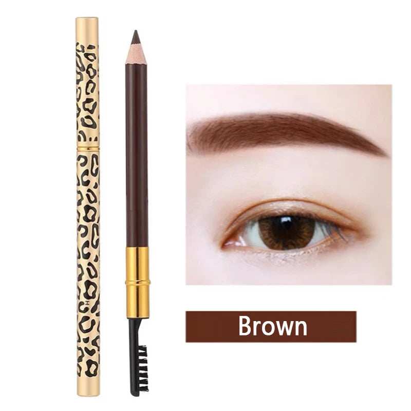 5 Colors Double Head Eyebrow Pencil Waterproof Sweatproof No Blooming Natural Wild Brows Long-lasting Shaping Women Beauty Tools