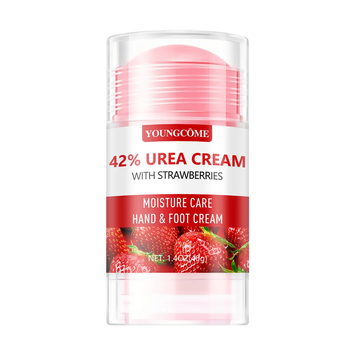 Urea Cream Strawberry Hand Feet Cream Prevent Dryness Cracking of Hands and Feet Deeply Hydrates Exfoliates Soothing Skin Care
