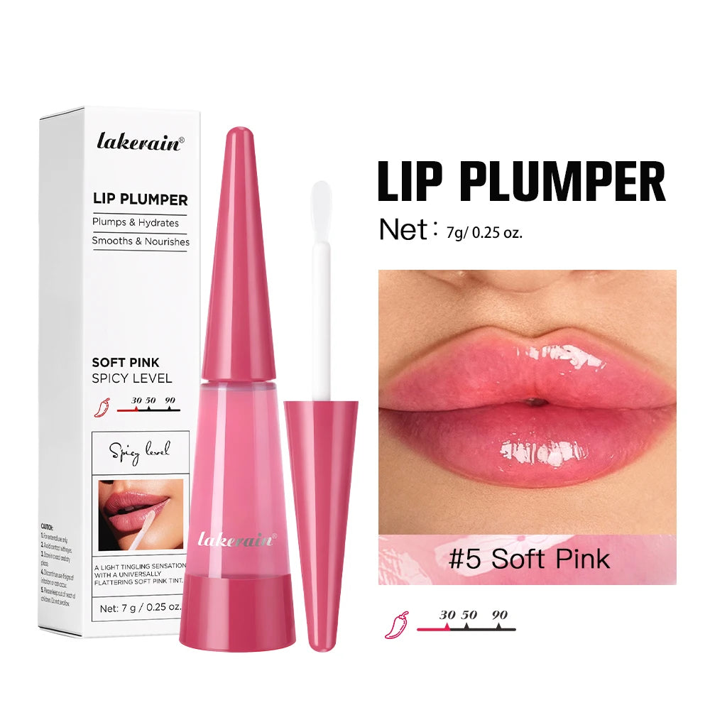 Lip Plumper Nourish Lips Care Moisturizing Transparent Gloss Fragrance Free Plumping Stocking Stuffer Cosmetics