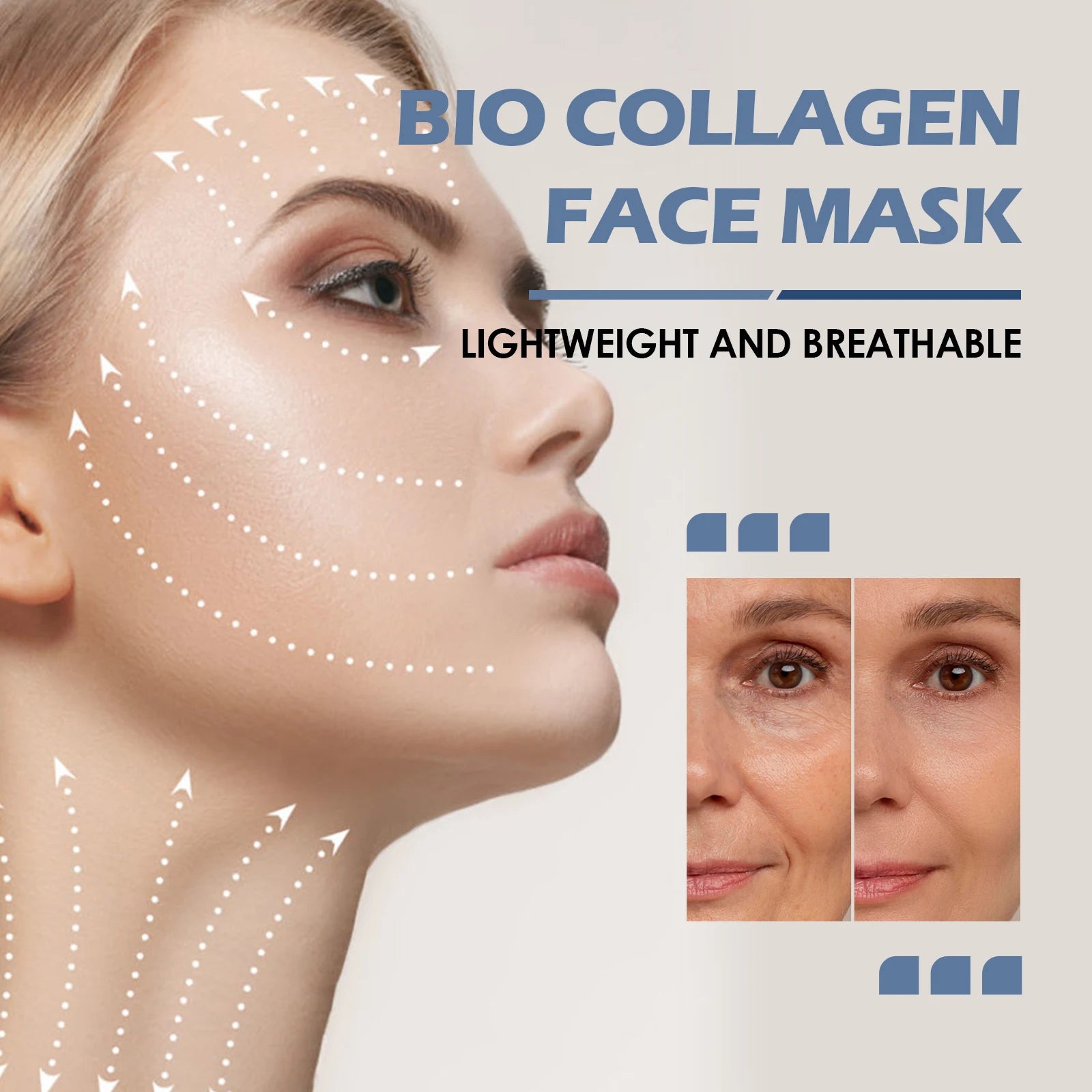 1/3/5/10Pcs Collagen Mask Korean Overnight Hydrating Face Mask Hyaluronic Acid  Shrink Pores Hydration Deep Elasticity Skin Care