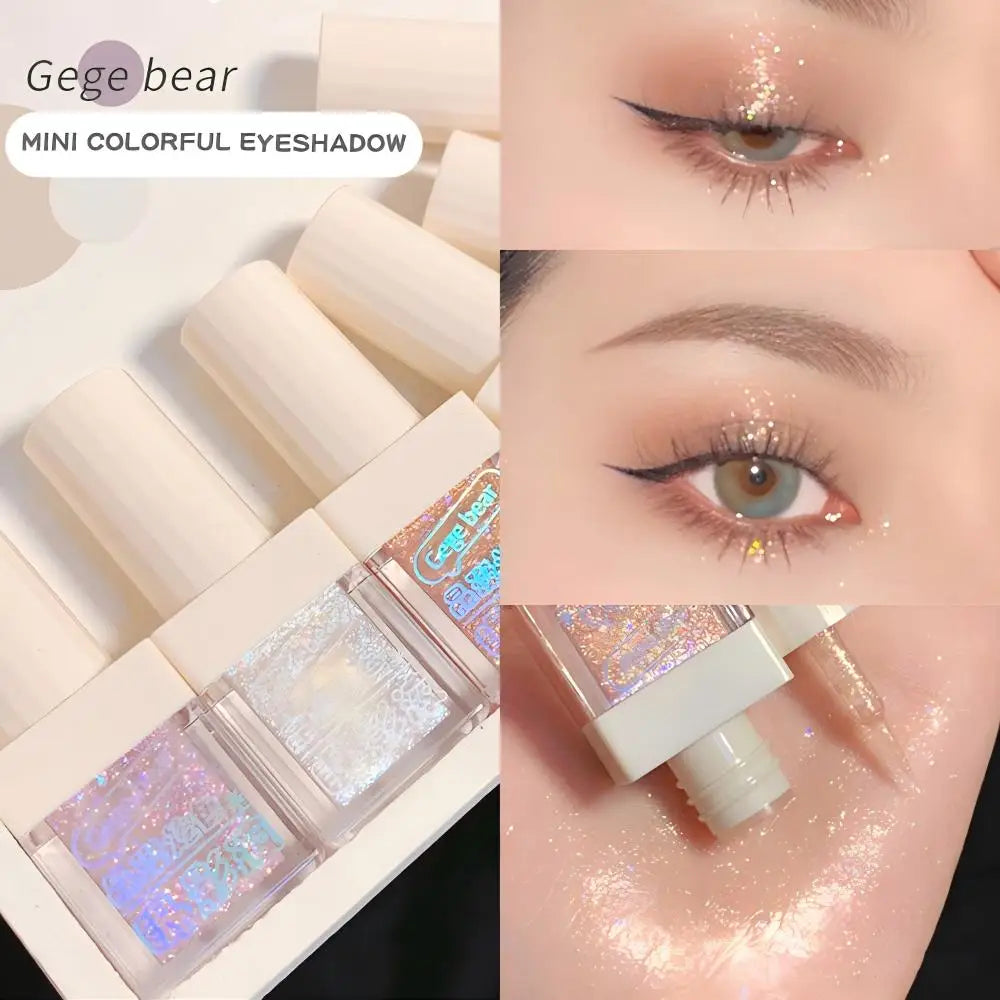 Gege Bear Liquid Eye Shadow Pearlescent Sequins Glitter Powder Silkworm Eye Shadow Brightening Liquid